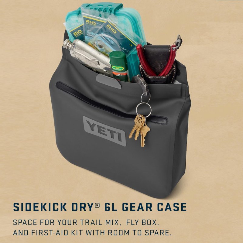 YETI Sidekick Dry 6L Gear Case, Black Forest Green