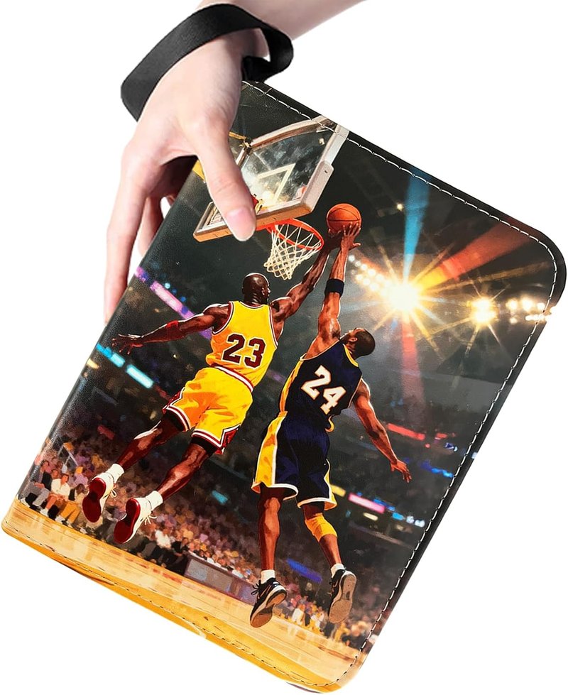 Basketball Cards Binder - 900 Pockets Trading Card Holder Album | 50 Removable Sleeves