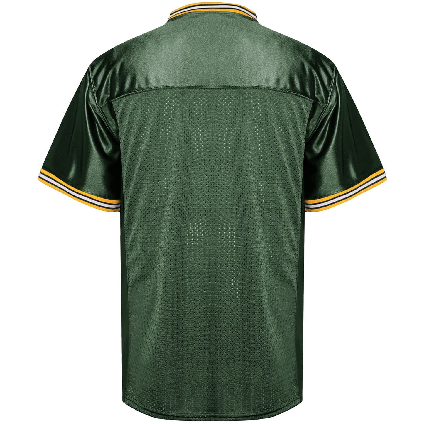 Phoneutrix Blank Football Jersey, Sports T-Shirt Hip Hop Jersey for Party (3X-Large, Dark-Green)