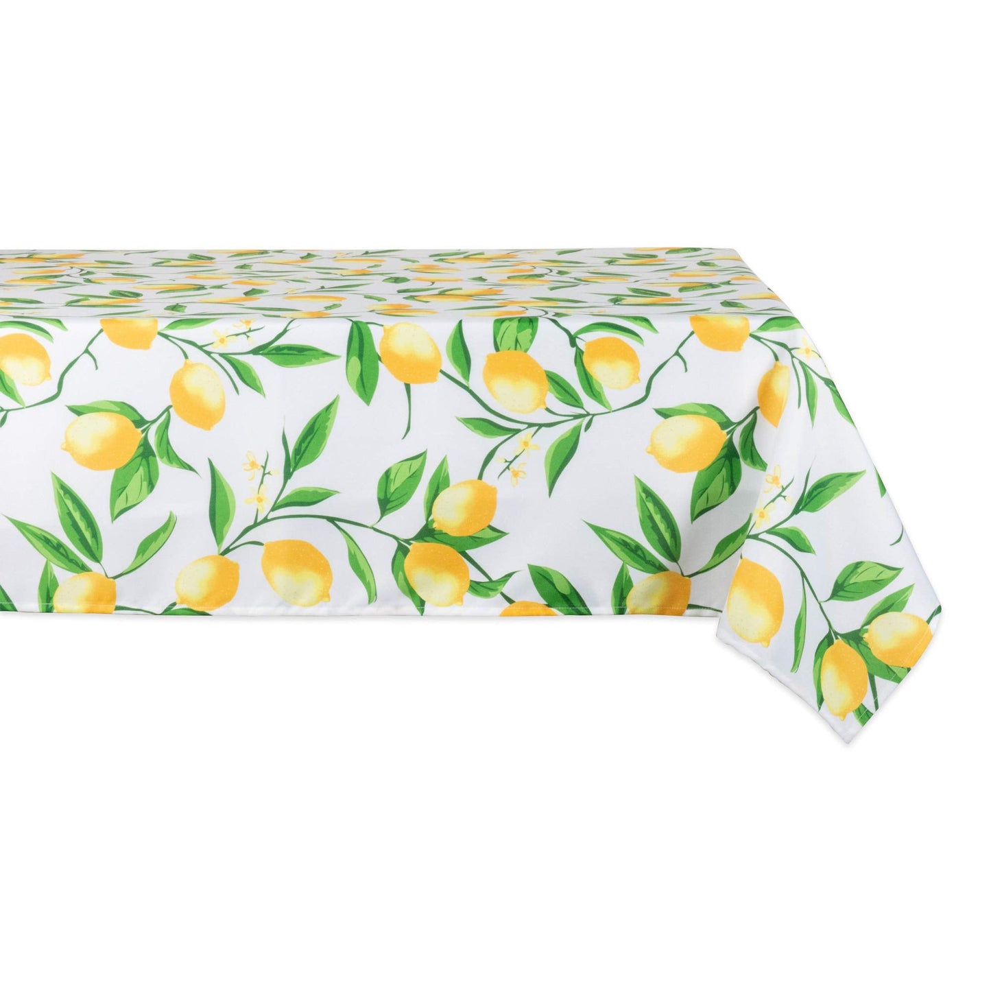 DII Lemon Bliss Outdoor Tabletop, Collection Stain Resistant & Waterproof, Tablecloth, 60x120