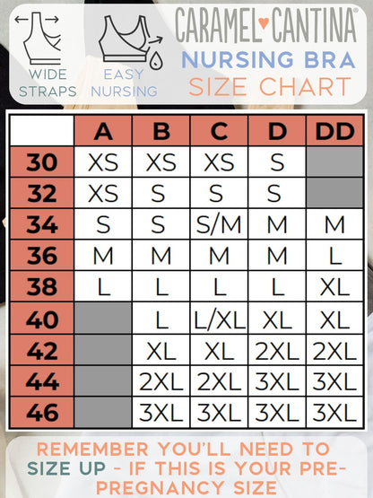 Caramel Cantina 4 Pack Nursing Maternity Women’s Sleep Comfort Bralette Bra (X-Large, Dark Winter)