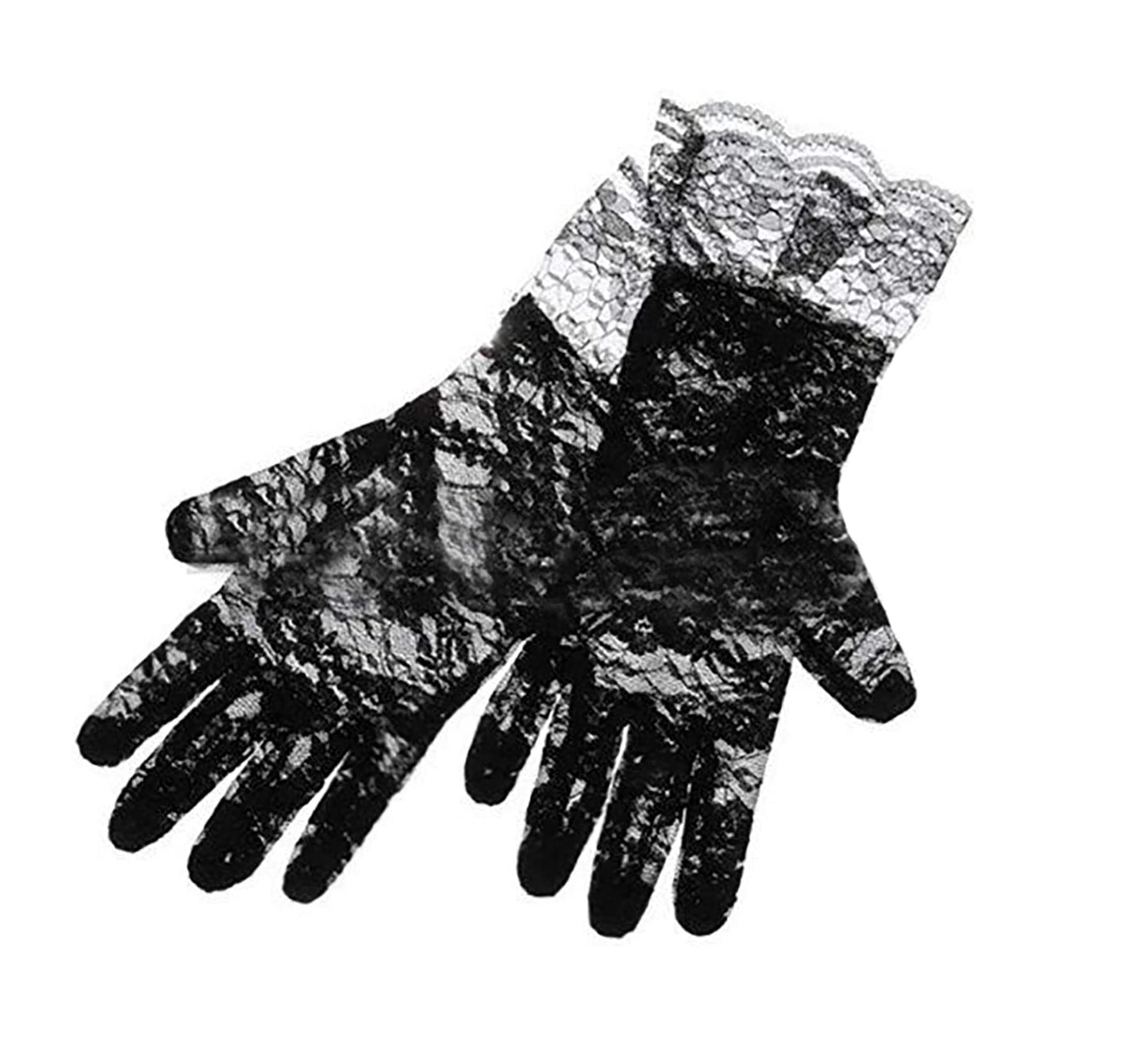 Gunaniti Black Dress Up Costume for Girls Birthday Party Halloween Cosplay Outfit with Accessories 3-12Y (11-12 Years, Black)