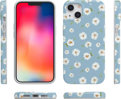 Casely iPhone 13 Case | Field of Flowers | Pastel Floral | Compatible with MagSafe | Classic Ultra Slim Design