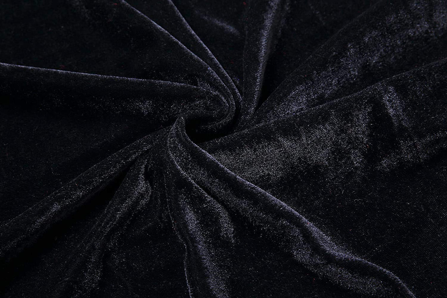 GraduatePro Hooded Cloak Cape Halloween Cosplay Witch Wizard Velvet Women Adult Costume Black