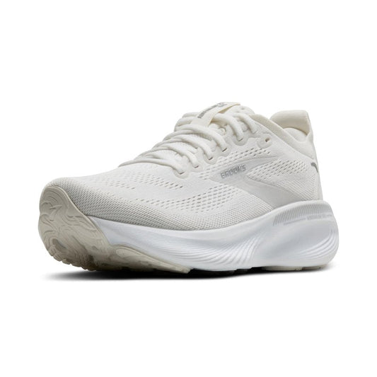 Brooks Women’s Adrenaline GTS 25 Supportive Running & Walking Shoe - White/White/Silver - 9.5 Wide