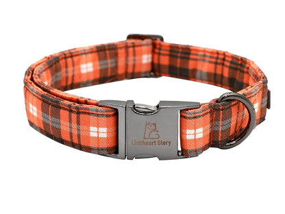 Lionheart glory Halloween Holiday Dog Collar Adjustable Soft Dog Collar with Bowtie, Pet Gift Dog Collars Bow for Small Medium Large Dogs