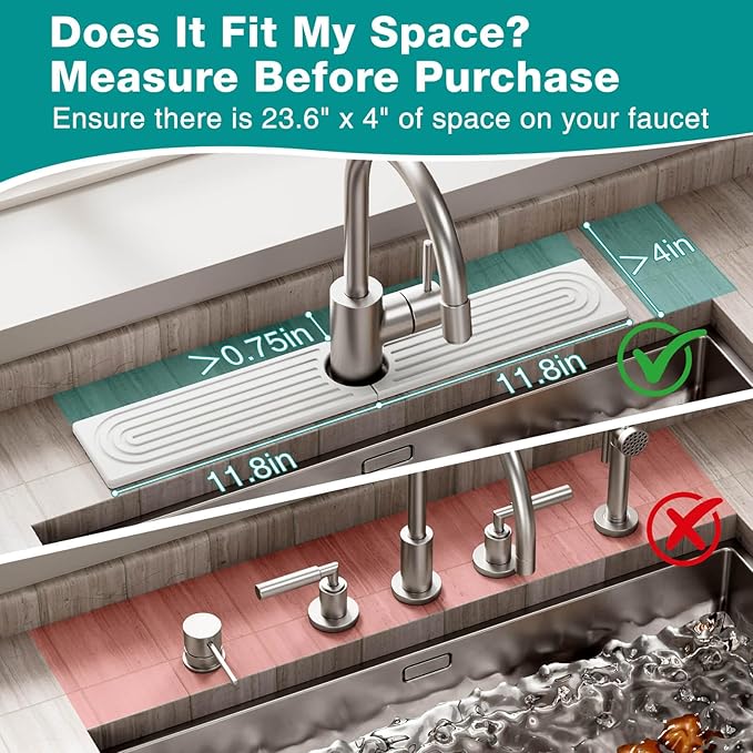 DK177 Diatomite Fast Drying Faucet Mat