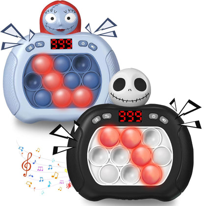 Halloween Pop Game Light Up Fidget Toy,Nightmare Be Christmas Toys for Kids Girls Boys Toddler Adult,Halloween Game Toy,Halloween Party Favors Trick or Treat Gifts