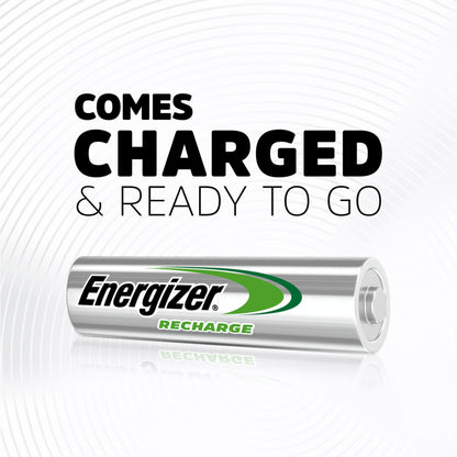 Energizer Recharge Universal Rechargeable AA Batteries (8 Pack), Double A Rechargeable Batteries
