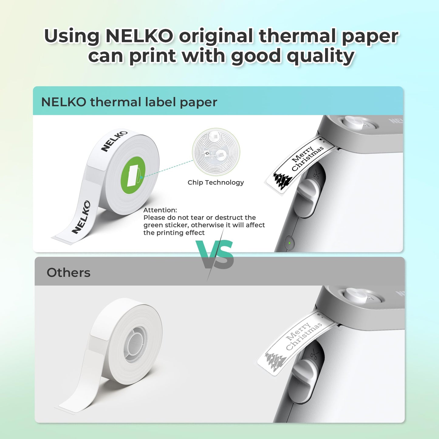 Nelko Label Maker Machine with Tape, P21 Portable Bluetooth Label Printer, Wireless Handheld Sticker Maker Mini Label Makers with Multiple Templates for Organizing Storage Barcode Office Home, White