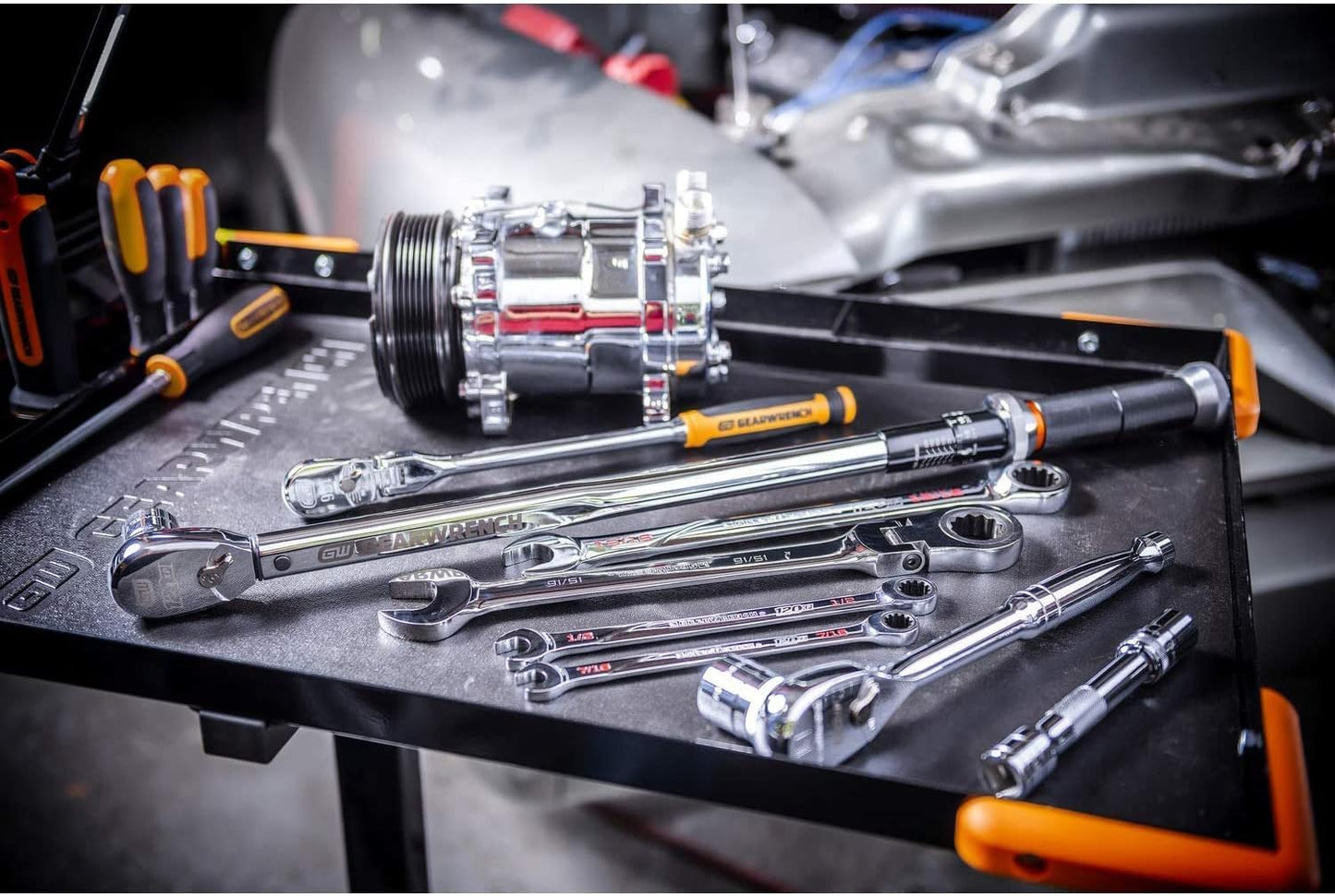 GEARWRENCH Adjustable Height Mobile Work Table 35 To 48" - 83166