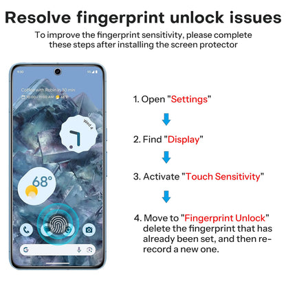 OMOTON 3+2 Pack for Google Pixel 9 Pro XL Screen Protector 6.8 Inch, 3 Tempered Glass Film & 2 Camera Lens Protector, Bubble-free, HD Clear, Not for 9 Pro/ 9