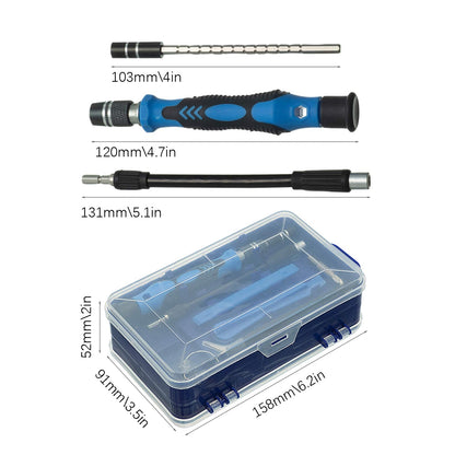 HPMAISON 122 in 1 Precision Screwdriver Set, Magnetic Mini Screwdriver Set DIY Repair Tools Kit for iPhone, Laptop, PC, Watch, Glasses and Other Electronics with Magnetic Memory Mat