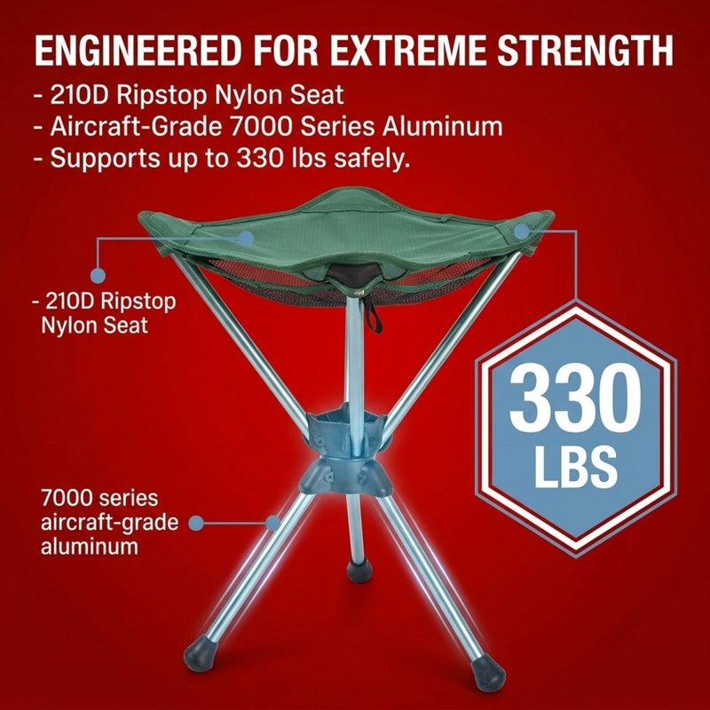 Grand Trunk Compass 360° Stool (Green)