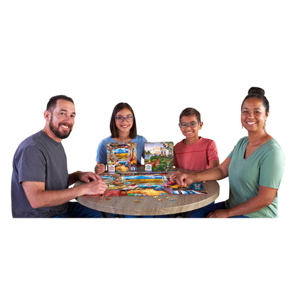 RoseArt - My Happy Place - Van Life - 750 Piece Jigsaw Puzzle for Adults