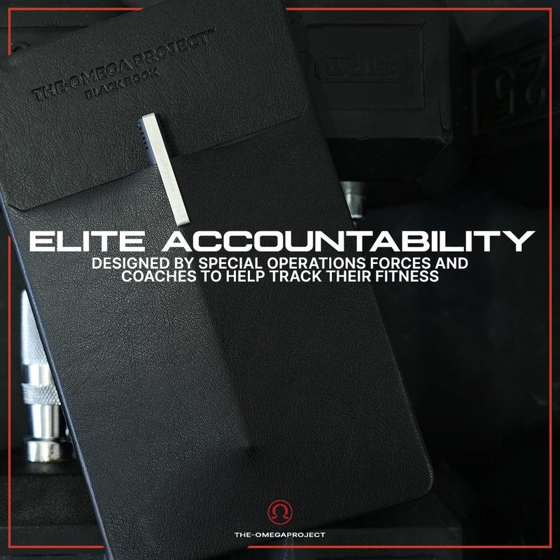 The Omega Project Black Book Training Journal – Tactical Fitness Planner Designed by U.S. Special Operations Forces