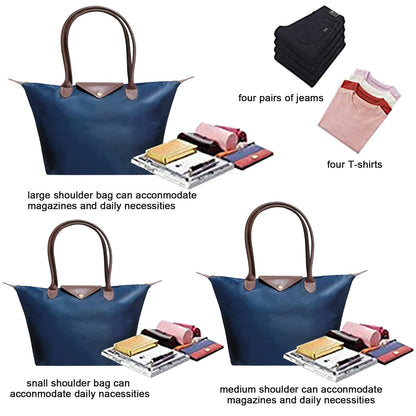 ARIEL-GXR Women's Tote Bag,Large Capacity Shoulder Handbags for Ladies,Tote Shopping Bag with Zip and Top Handle Waterproof Crossbody Schoolbag for Work,Travel,School,Office (bule, L)