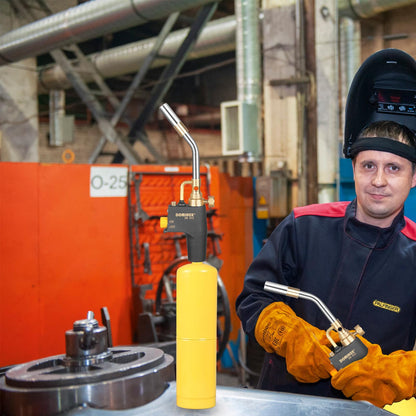 DOMINOX Propane Torch Head, High Intensity Torch Head Trigger Start Gas Torch, Map Gas Torch Kit for Propane, Map and Mapp Gas, Mapp Gas Torch for Soldering, Welding, Cooking (Not Included Gas Tank)