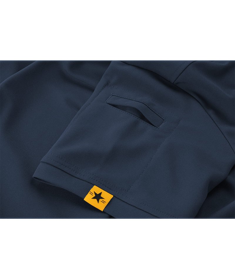 ZITY Mens Polo Shirt Short Sleeve Sports Tactical T-Shirt Athletic Golf Polos Daily Casual Stylish Collared Shirts for Men Navy XX-Large