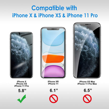 JETech Screen Protector for iPhone 7/8, 4.7-Inch, Tempered Glass Film, 2-Pack