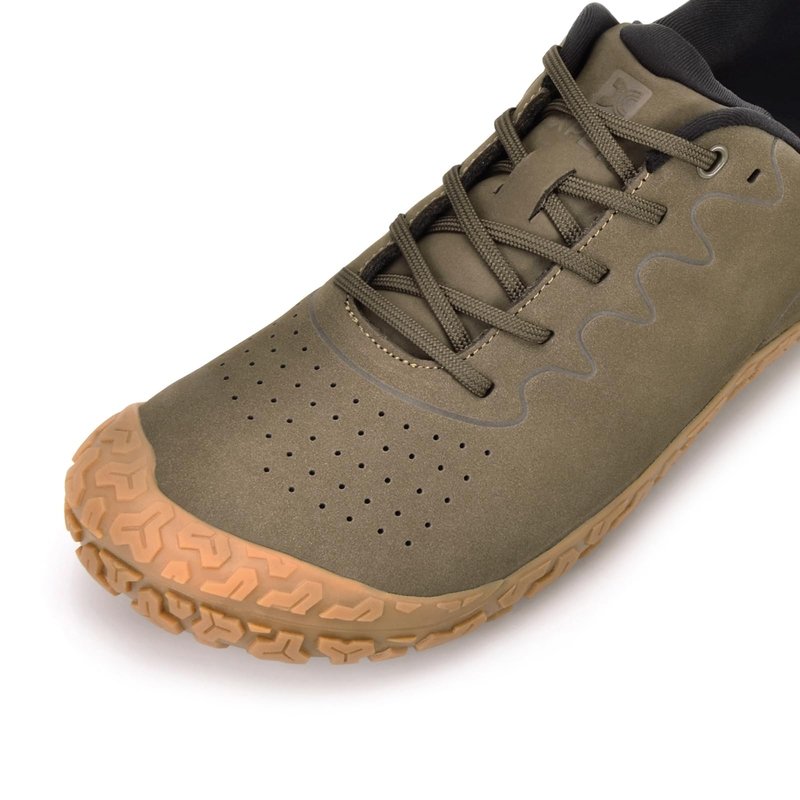 XPETI Zen Barefoot Running Shoes for Men | Minimalist Zero Drop Sole | Wide Toe Box & Optimal Traction | Trail/Hiking/Athletic,Olive 6
