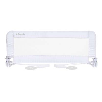 Dreambaby Phoenix Toddler Bed Rail - Foldable & Portable Bed Safety Barrier - Suitable for Flat Bed Bases Up to King Size Mattress - Measures 110cm Wide x 45.5cm Tall - White - Model F719