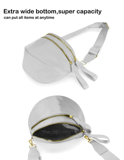 Spacious Nylon Crossbody Bag Bum Bag Handbags Wallets Purses Trendy Shoulder Bag for Women