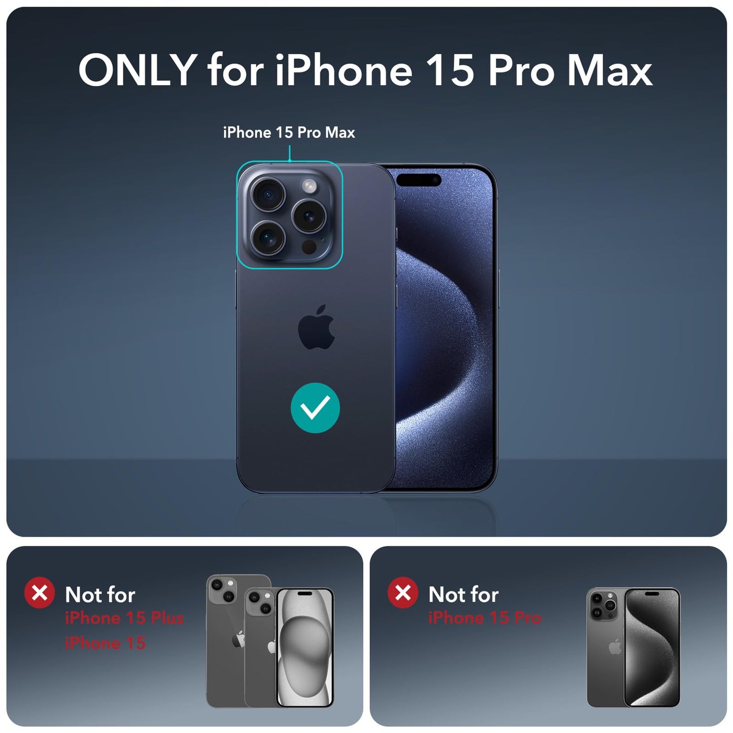 ESR 3 Pack for iPhone 16 Pro Max Screen Protector, [9H Hardness] [Military Grade Shatterproof] Tempered Glass Film with Flawless Fit Tray, HD Clear, Scratch Resistant
