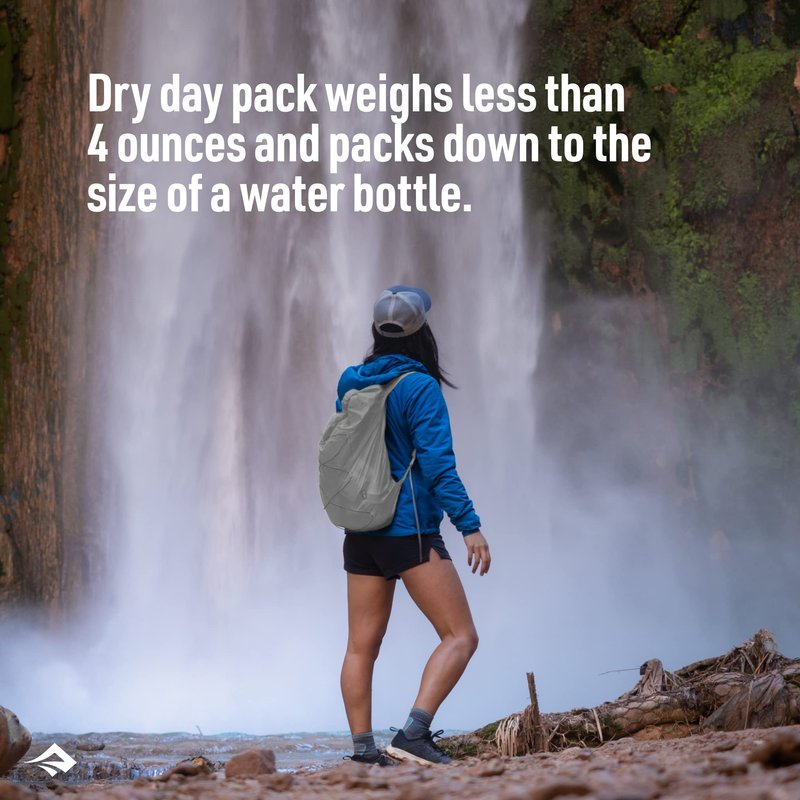 Sea to Summit Ultra-Sil Dry Waterproof Day Pack, 22-Liter, HighRise Grey