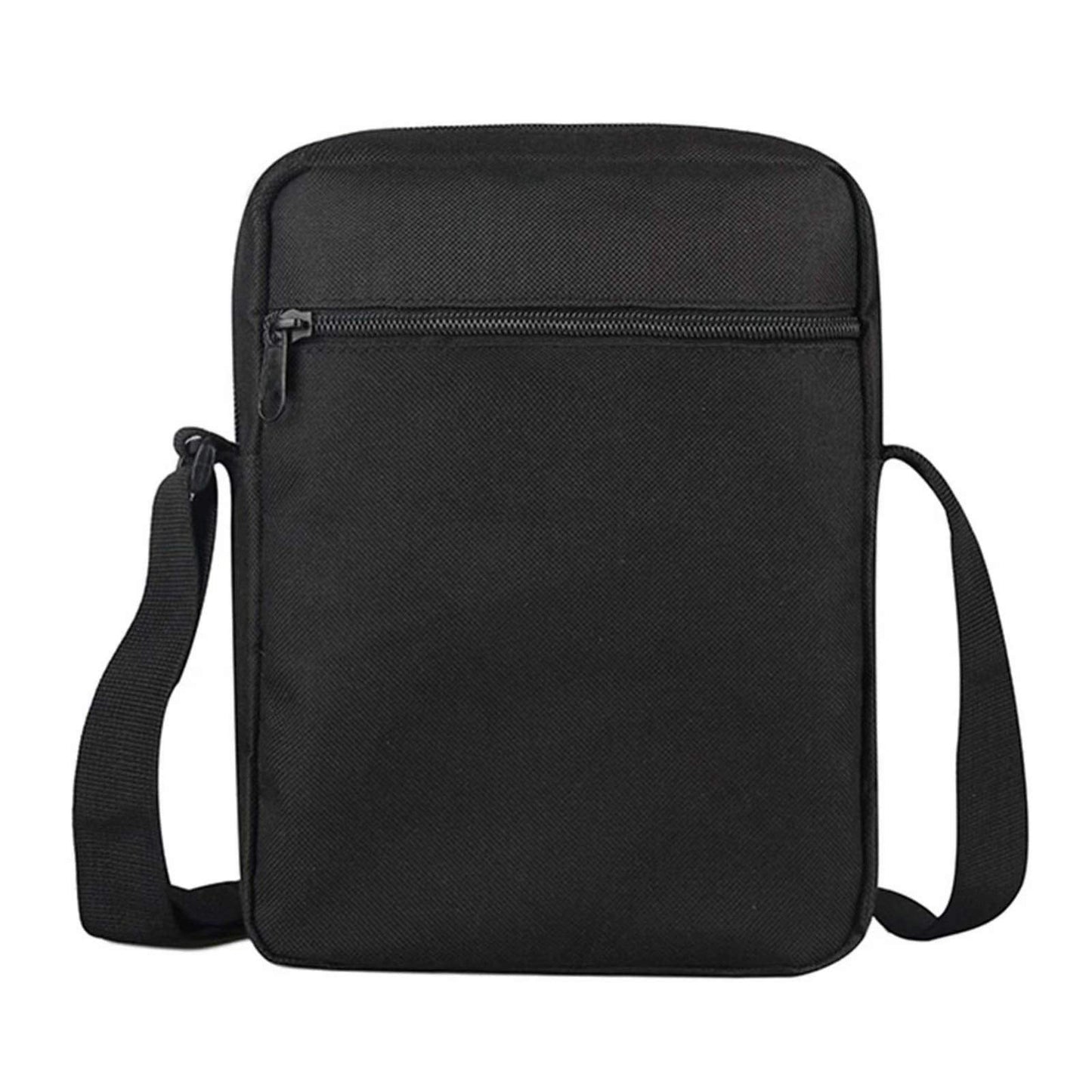 Snilety Rock Skeleton Skull Printed Kid Student Mini Cross Body Bags for Men Women Messenger Bag Phone Purse Wallet Black