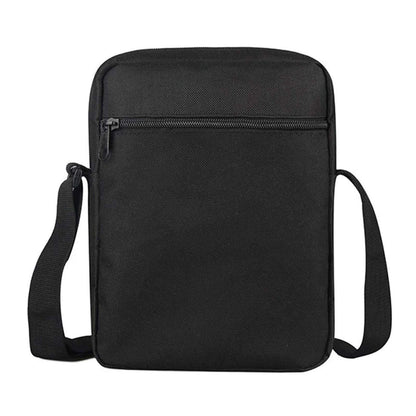 Snilety Rock Skeleton Skull Printed Kid Student Mini Cross Body Bags for Men Women Messenger Bag Phone Purse Wallet Black