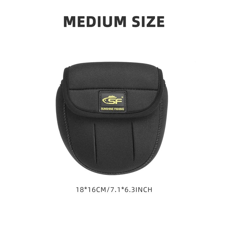 SF Spinning Reel Cover Case Bag Pouch Glove Fit up to 4000 to 6000 Series Spinning Reels M