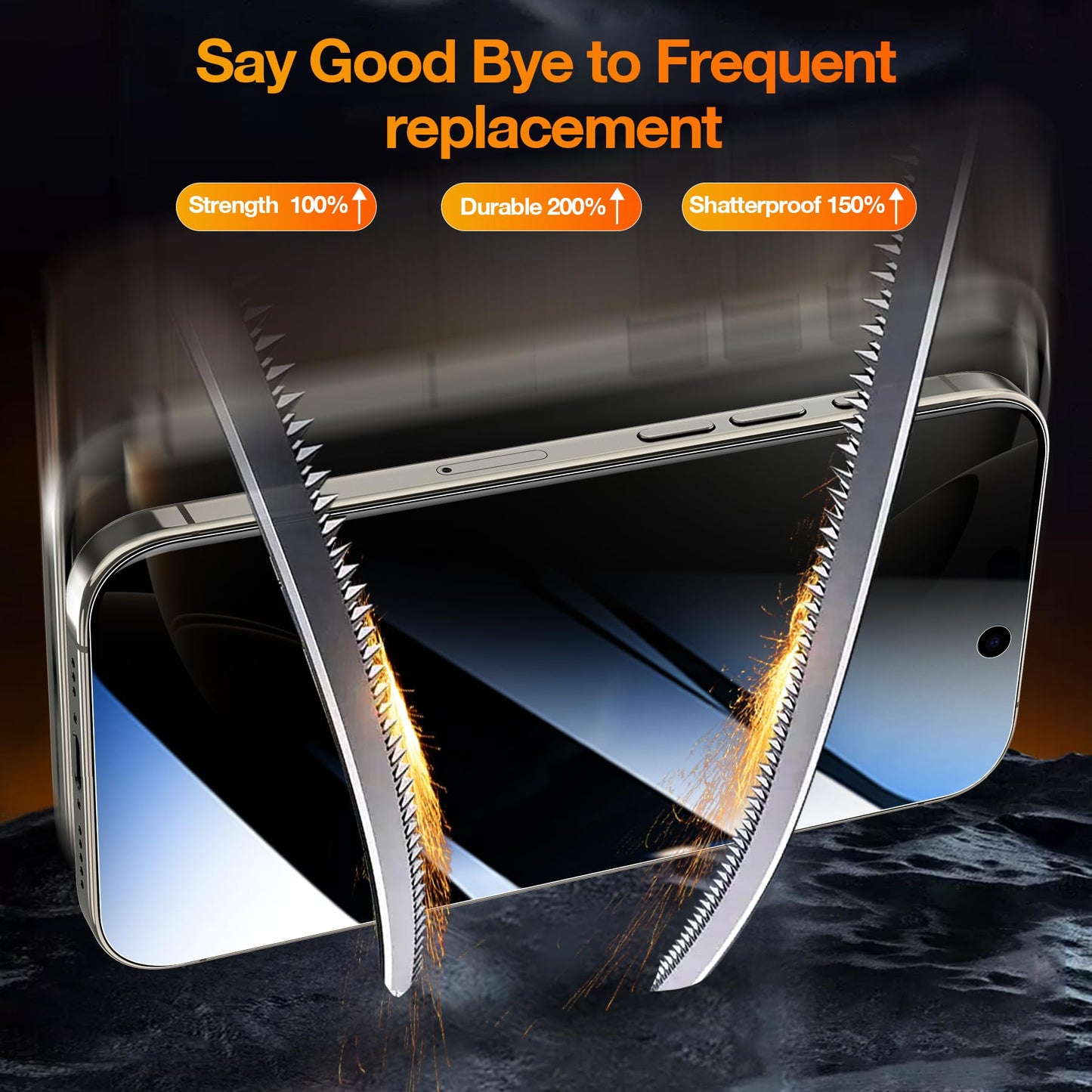 [2 Pack] Privacy Screen Protector for iPhone 11/XR, YMHML Tempered Glass Anti-Spy Bubble Free Case Friendly Easy Installation Film for iPhone 11/XR 6.1 Inch