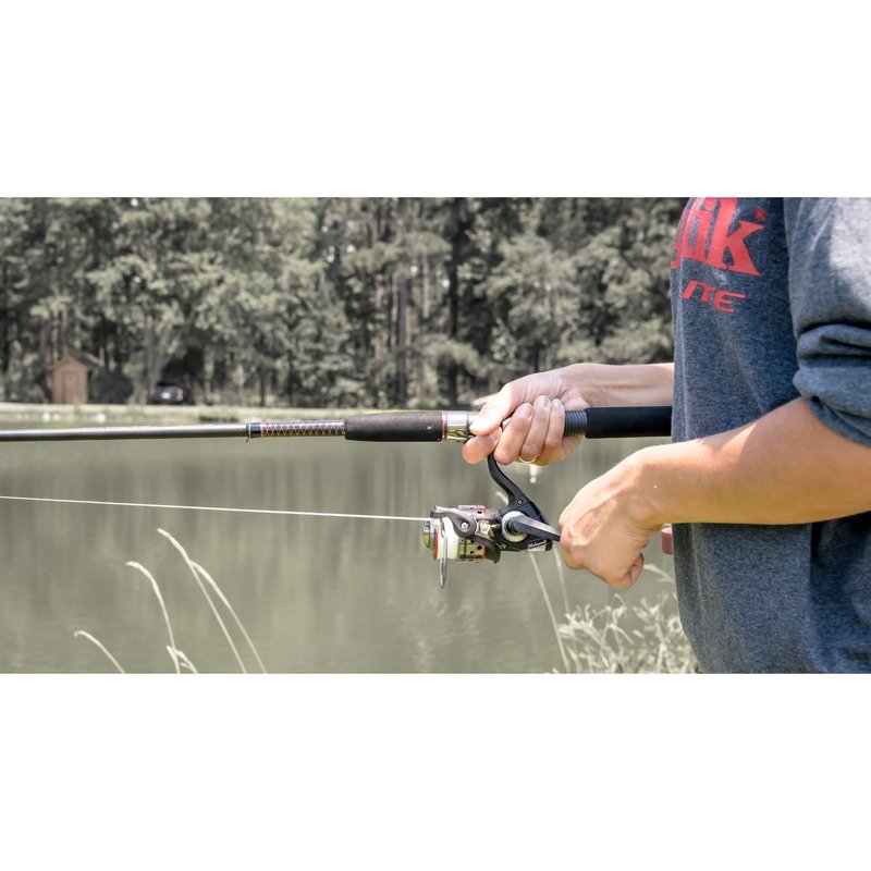 Ugly Stik 7’ GX2 Spinning Fishing Rod and Reel Spinning Combo, Ugly Tech Construction with Clear Tip Design, 7’ 1-Piece Rod