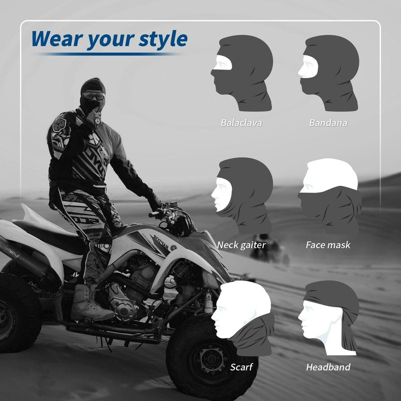 YESLIFE Balaclava Ski Mask for Men and Women, Winter Face Mask, Shiesty for Skiing, Snowboarding & Motorcycle