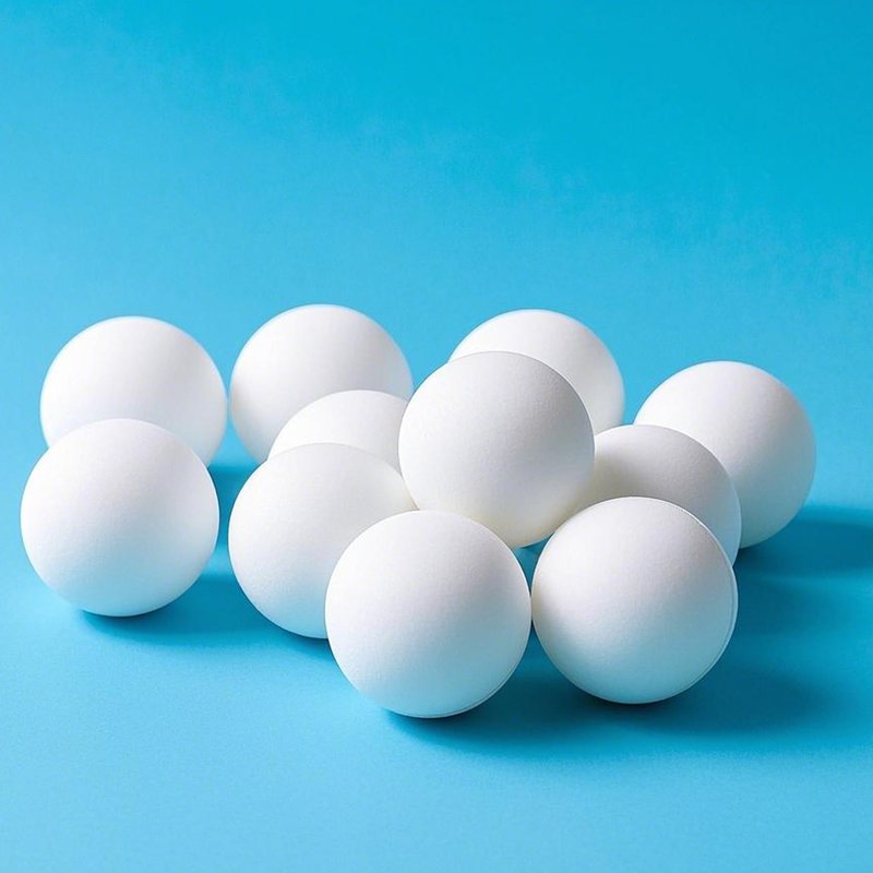 XIPEGPA 80 PCS Table Tennis Balls Ping Pong Balls 40 mm Entertainment Plastic Balls for Game Party Sports Activities Fun Games Handicrafts Pet Toy (White, 80)