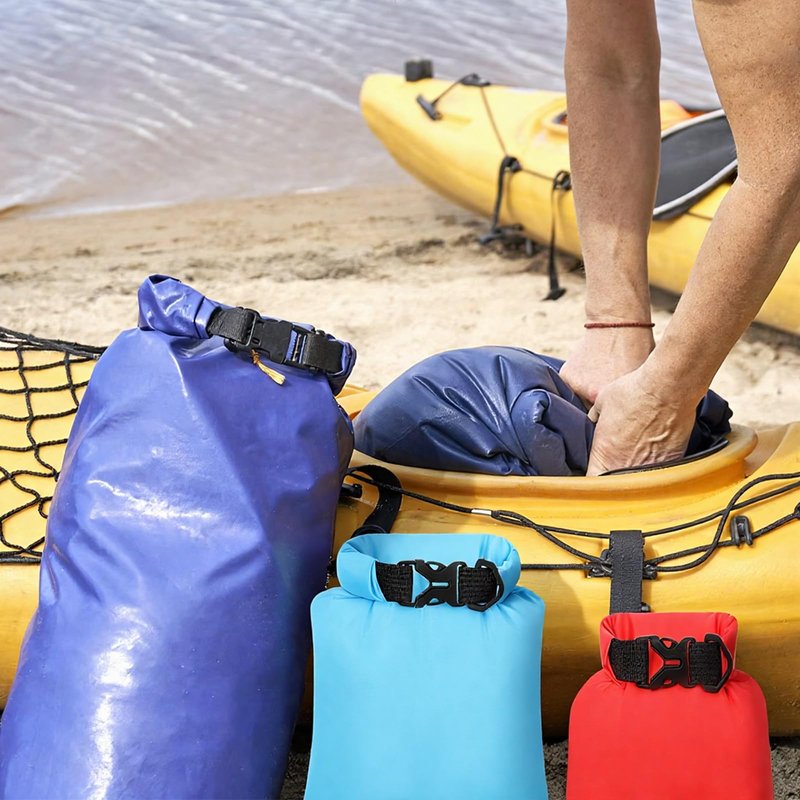 Zyghjort 6 Pack Waterproof Dry Bag Outdoor Small Dry Bags Lightweight Stuff Sack Water Proof Bags for Travel, Kayaking, Backpacking, Boating, Hiking, Camping