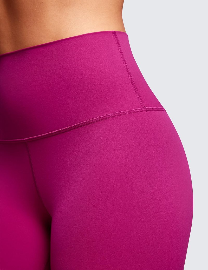 CRZ YOGA Butterluxe Biker Shorts 4'' - High Waisted Booty Workout Volleyball Yoga Womens Spandex Magenta Purple Medium