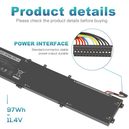 Fancy Buying 6GTPY Battery for Dell XPS 15 9560 9570 9550 7590 P56F P56F001 P56F002 Precision 5510 5520 5530 M5510 M5520 Vostro 7500 7590 GPM03 5XJ28 05XJ28 M2X4 5D91C 451-BBYB-TM 1P6KD 4GVGH