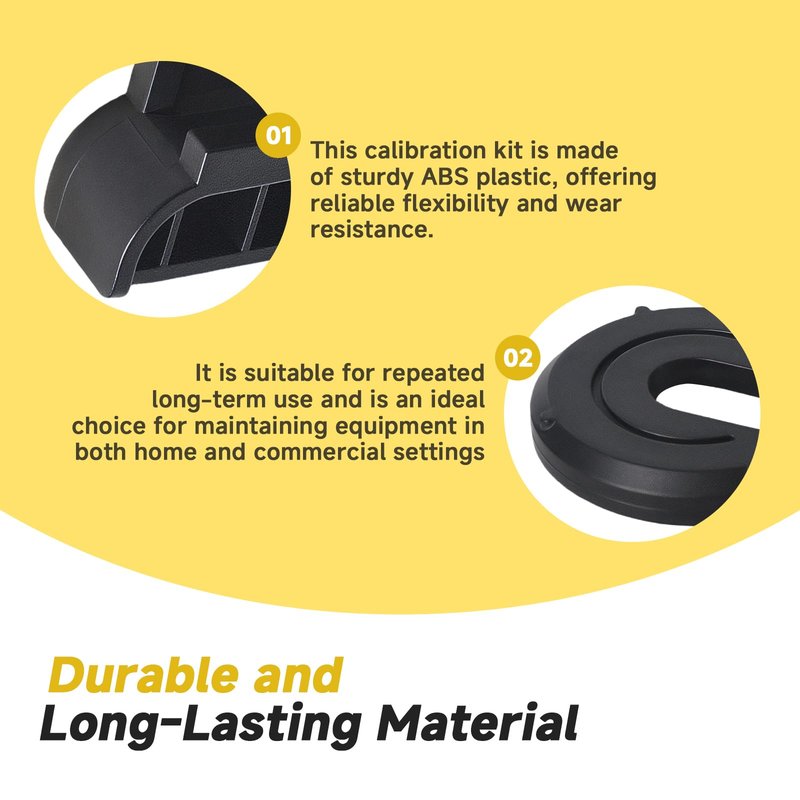 MUGLFPT Calibration Kit Compatible with Peloton Bike (Not for Bike+ Version) – Includes One Wedge-Shaped Calibration Block and Two C-Shaped Discs for Resistance and Power Adjustment