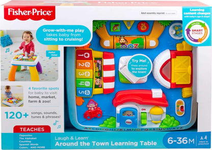 Fisher-Price Mattel Multi-Learning Table, 3 Game Modes, Multicolor (DRH34)