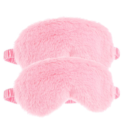 2 Pack Plush Sleeping Eye Mask Soft Plush Eye Mask Fuffy Eye Cover Comfortable Sleep Mask Blindfold Rainbow Faux Fur Eye Shade for Women, Men and Kids Travel Nap Sleeping 565488_2_3pL1H9vJ3