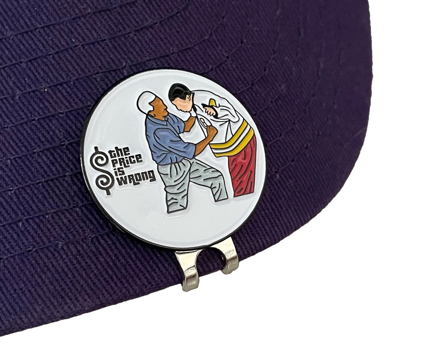 Balanced Co. Funny Golf Hat Clip with Enamel Magnetic Ball Marker (3-Pack)