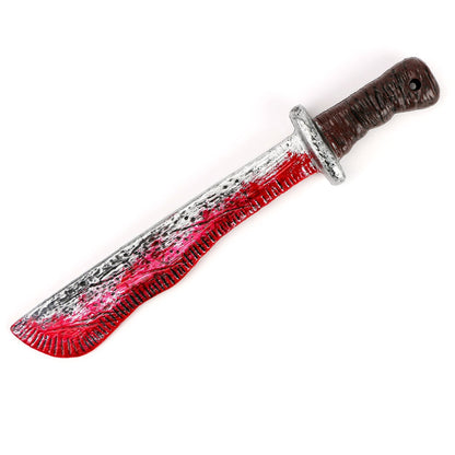 CASA CLAUSI Halloween Kid Machete Bloody Machete Deluxe Costume Cosplay Horror Accessory