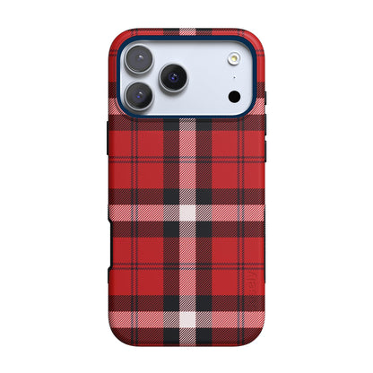 Casely iPhone 17 Pro Max Case | On The Dot | Maroon Polka Dot | Compatible with MagSafe | Bold Protective Design