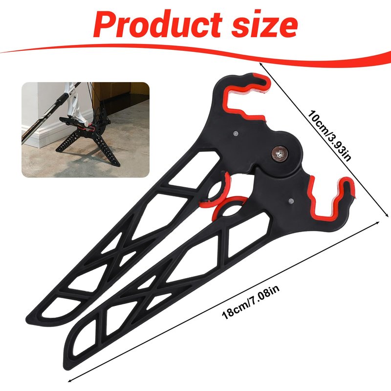 Folding Bow Stabilizer Stand with Removable Bipod for Bowhunting Accessories