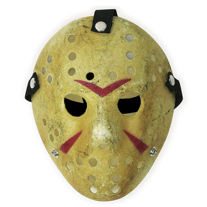 CASA CLAUSI Mask Cosplay Halloween Costume Mask Prop Horror Hockey Yellow
