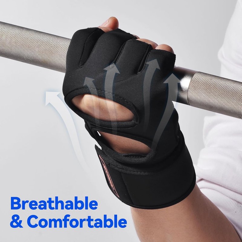 Workout Gloves for Men & Women - Padded Weight Lifting Gloves with Wrist Support | Full Palm Protection & Extra Grip