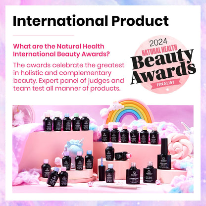 Beetles Gel Nail Polish Set,24Pcs Pink Purple Pearl Blue Shimmer Chameleon Green Colors Gel Polish Kit, 3Pcs Base Top Coat Double-ended Brush Soak off UV Nail Polish Halloween Gifts for Women