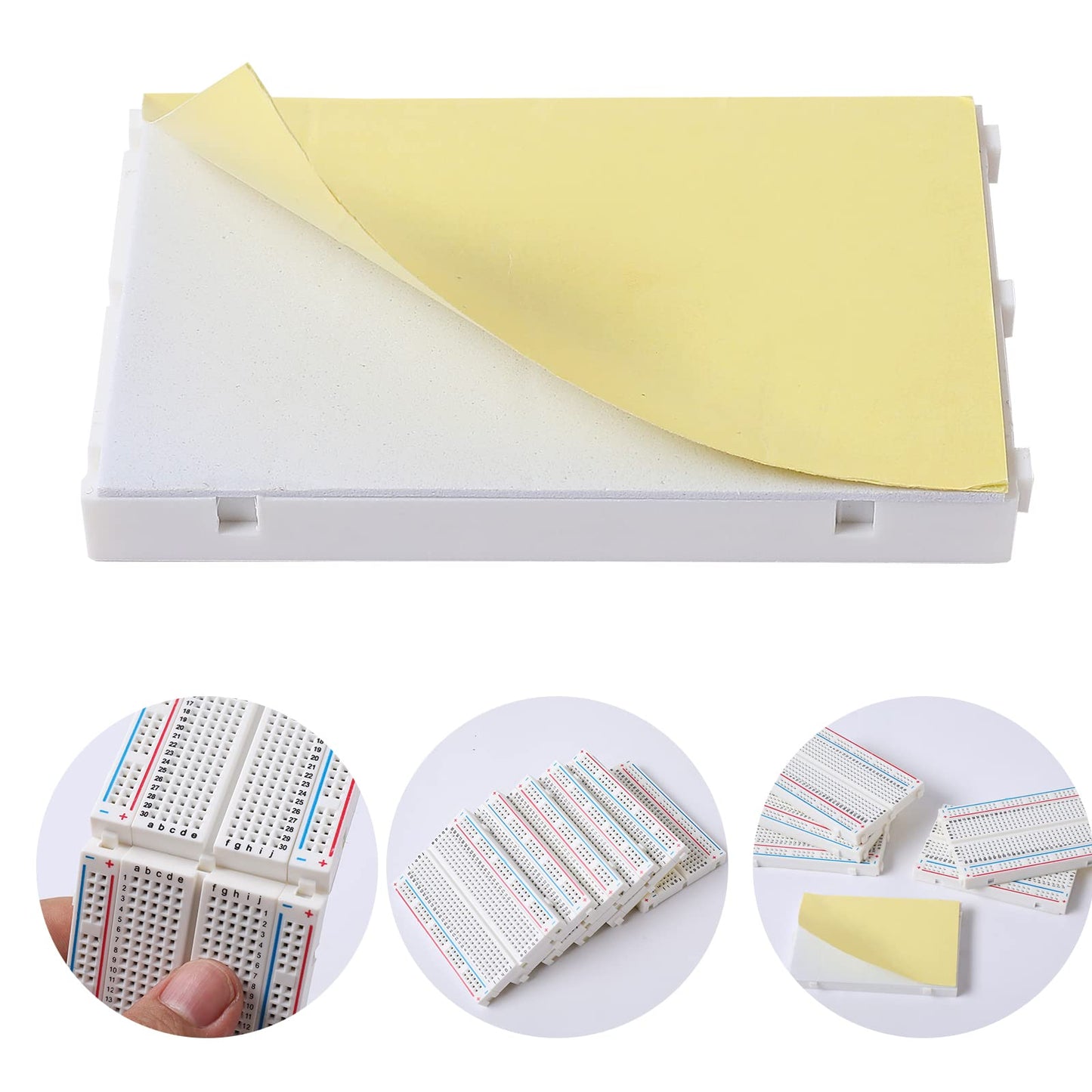 DEYUE breadboard Set Prototype Board - 6 PCS 400 Pin Solderless Board Kit for Raspberry pi and Arduino Project